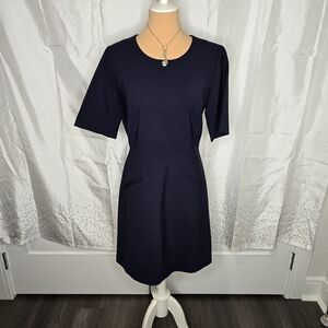 NWT J. Crew Dark Blue Mini Dress